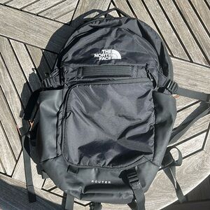 The North Face Black Router Backpack